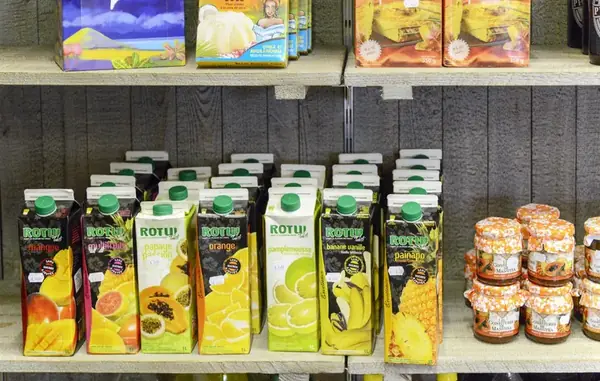 Rayon réel des jus Rotui de Tahiti et confitures exotiques de la boutique Milucy